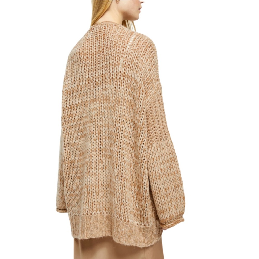 FREE PEOPLE Home Town Balloon Sleeve Cardigan M - Picture 6 of 16